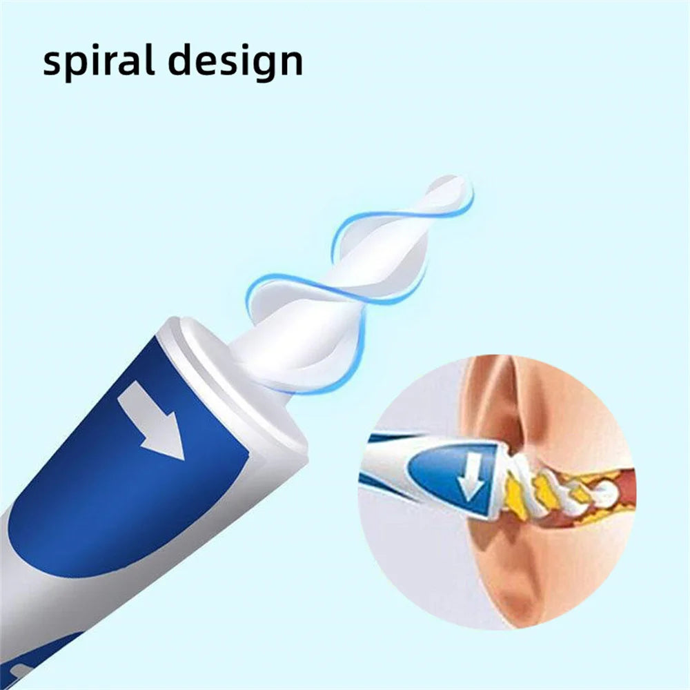 Portable Silicone 16 pcs Ear Cleaning Tools Tools Ear Scoop Cleaning Ear Wax Soft Spiral Beauty Care Gadget Personal Hygiene Set