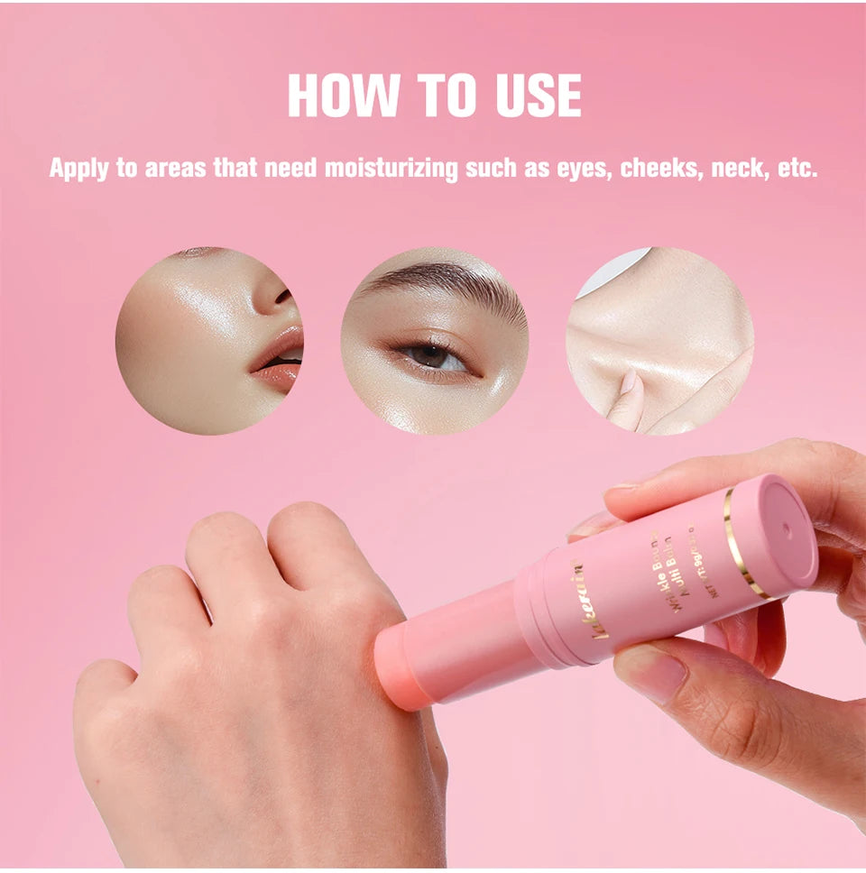 Lakerain Wrinkle Bounce Multi Balm Stick — Korean Pink Hydrating Skin Balm