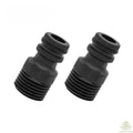 Garden Hose Quick Connector Tap Adapter - BSP Threaded (2-20 Pack)