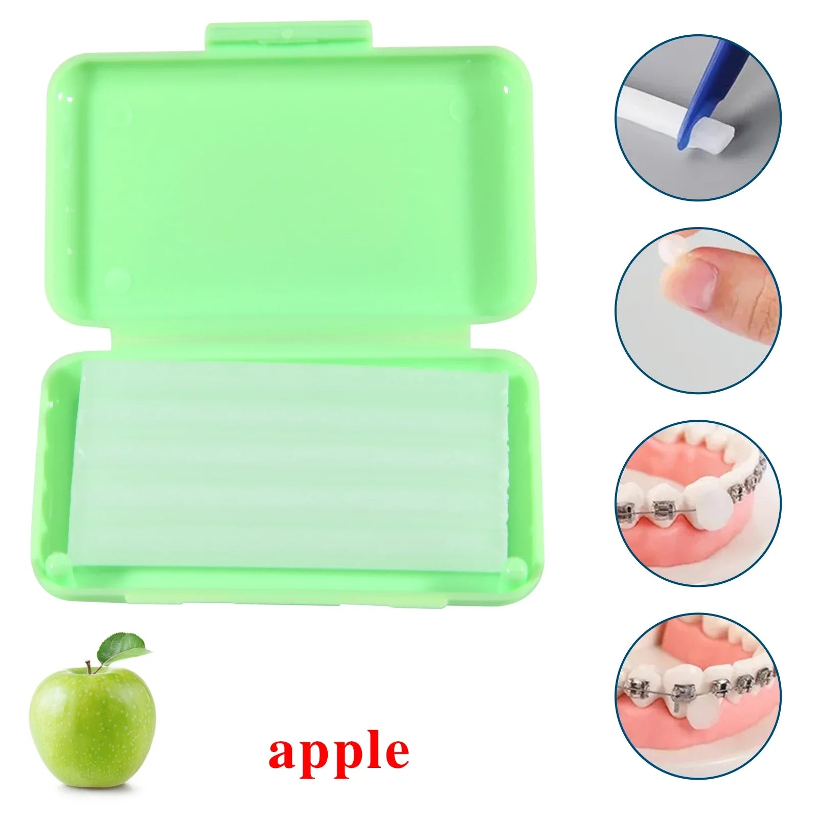 10Pack Dental Orthodontics Ortho Wax Relief Wax Sticks for Braces Ortodoncia Gum Irritation Teeth Whitening Kit Oral Hygiene