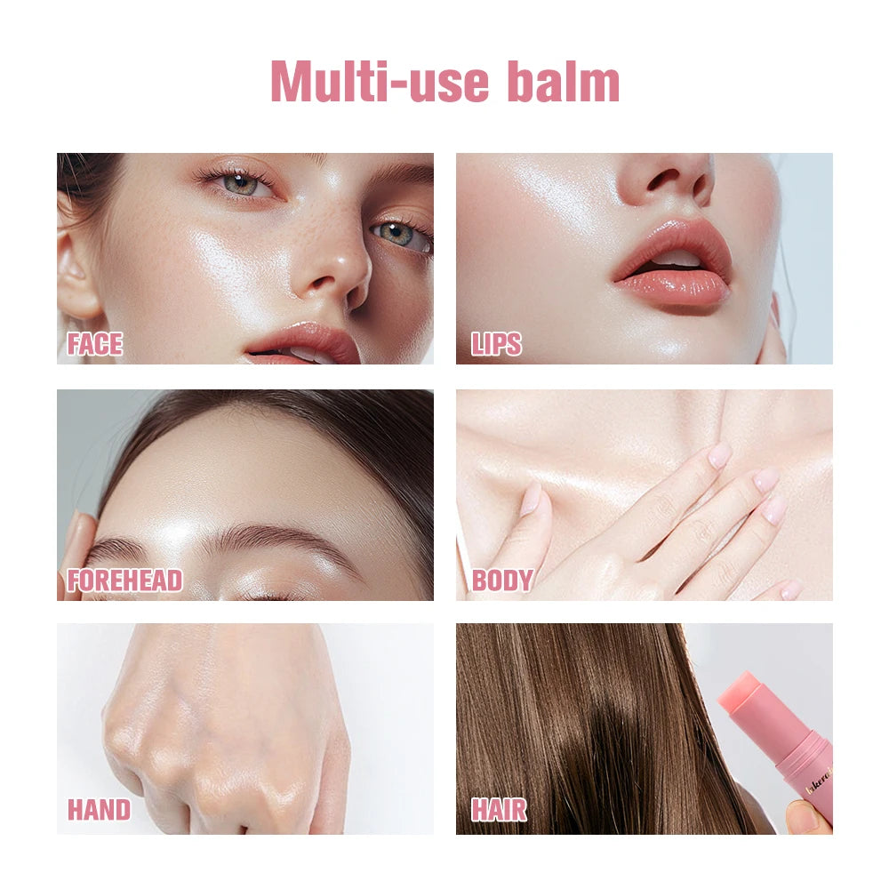 Lakerain Wrinkle Bounce Multi Balm Stick — Korean Pink Hydrating Skin Balm