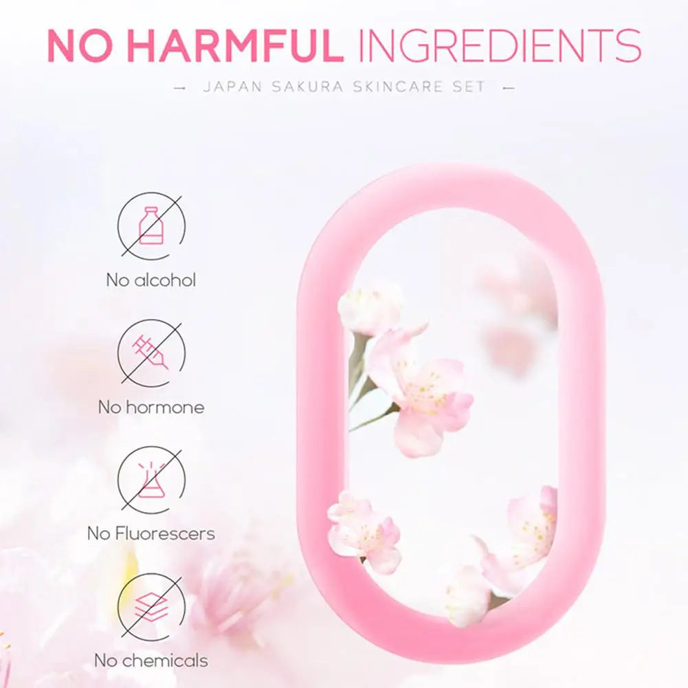 LAIKOU Sakura Skin Care Set — 3-Piece or 5-Piece Cherry Blossom Gift Set