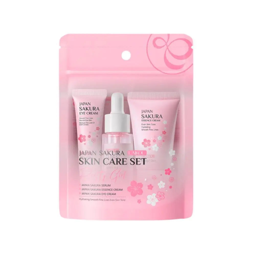 LAIKOU Sakura Skin Care Set — 3-Piece or 5-Piece Cherry Blossom Gift Set