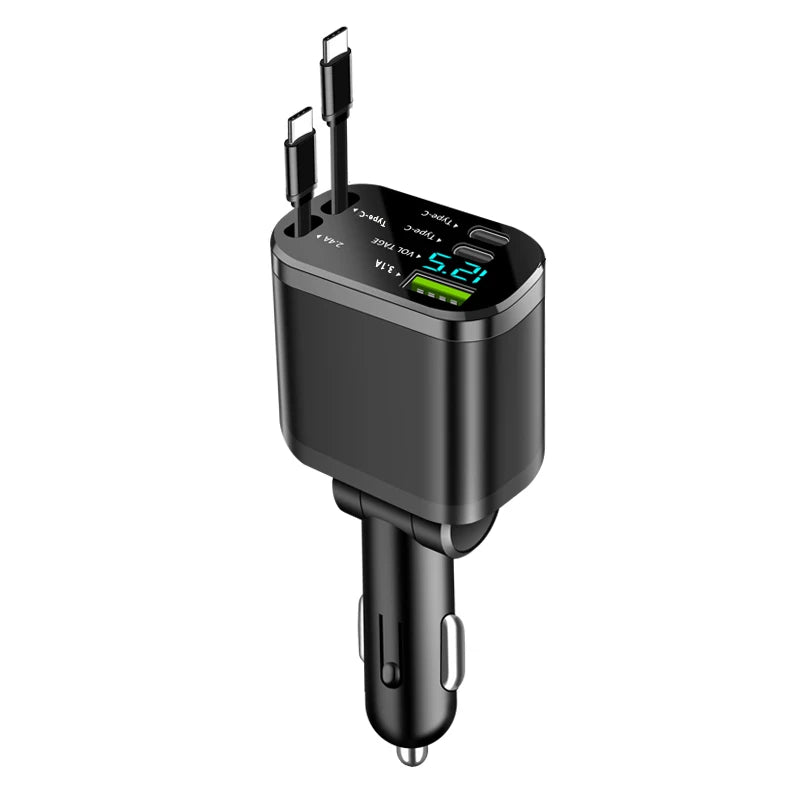 3.1A Dual USB Car Charger – Smart Fast Charging, Surge & Overvoltage Protection