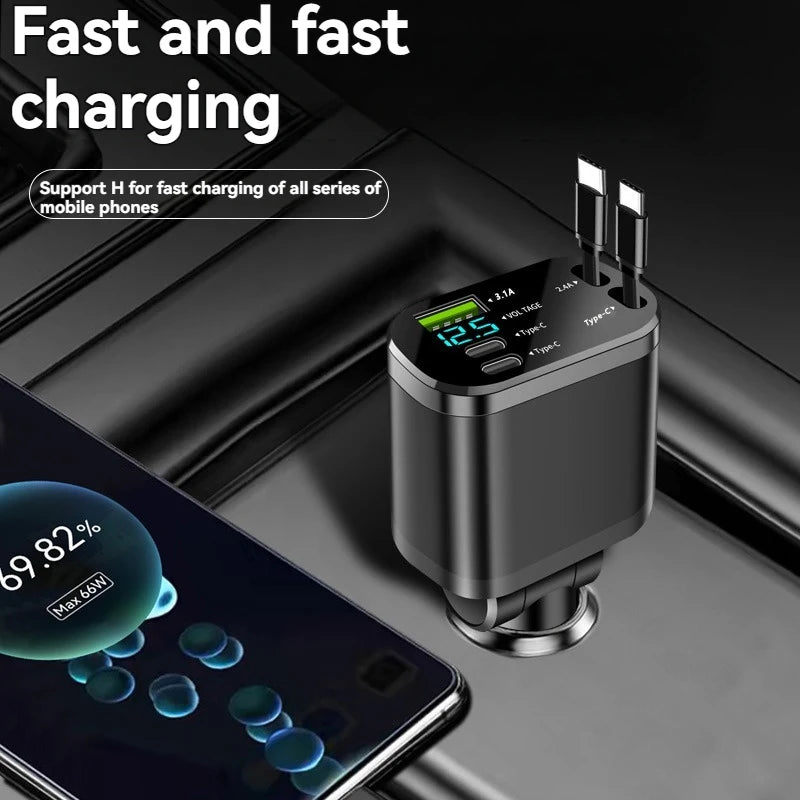 3.1A Dual USB Car Charger – Smart Fast Charging, Surge & Overvoltage Protection