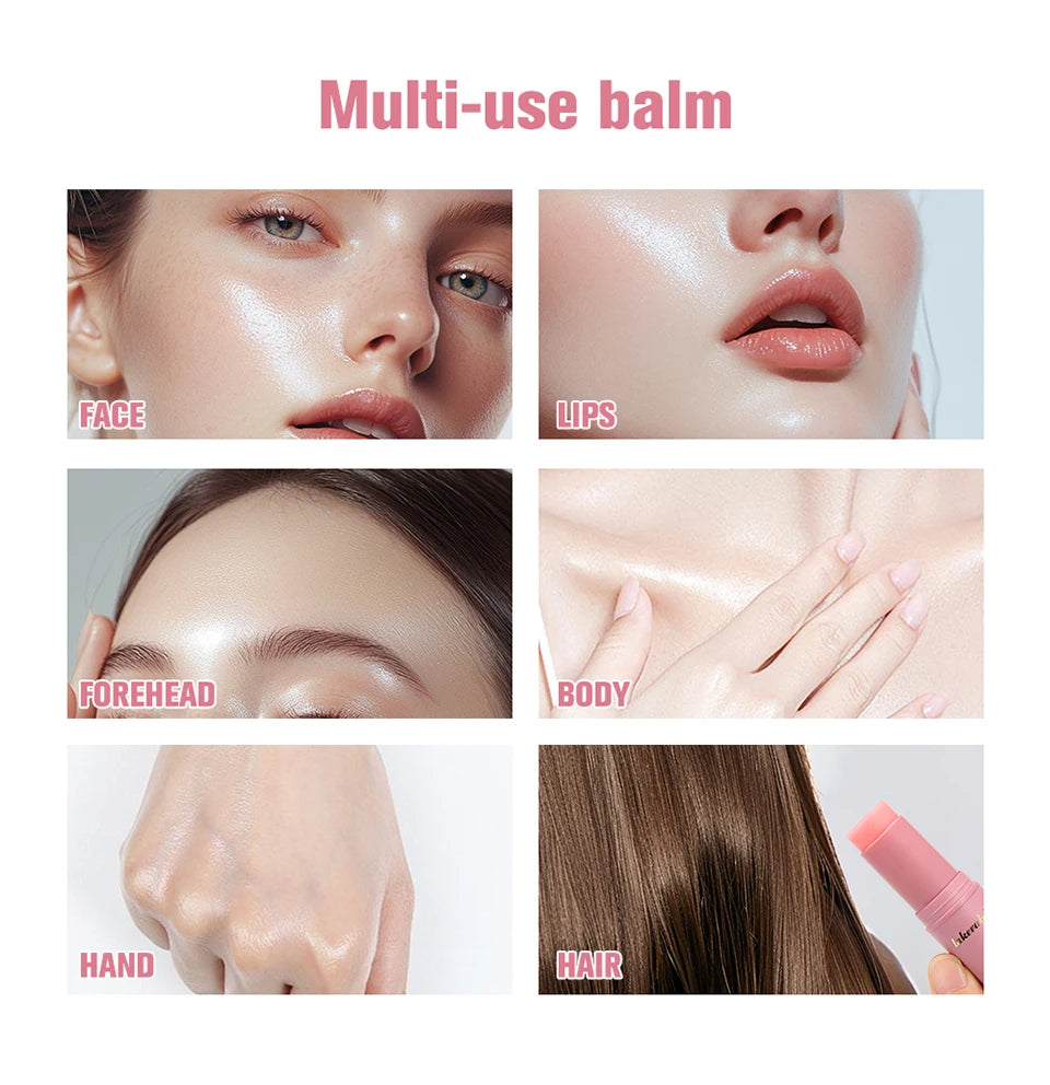 Lakerain Wrinkle Bounce Multi Balm Stick — Korean Pink Hydrating Skin Balm