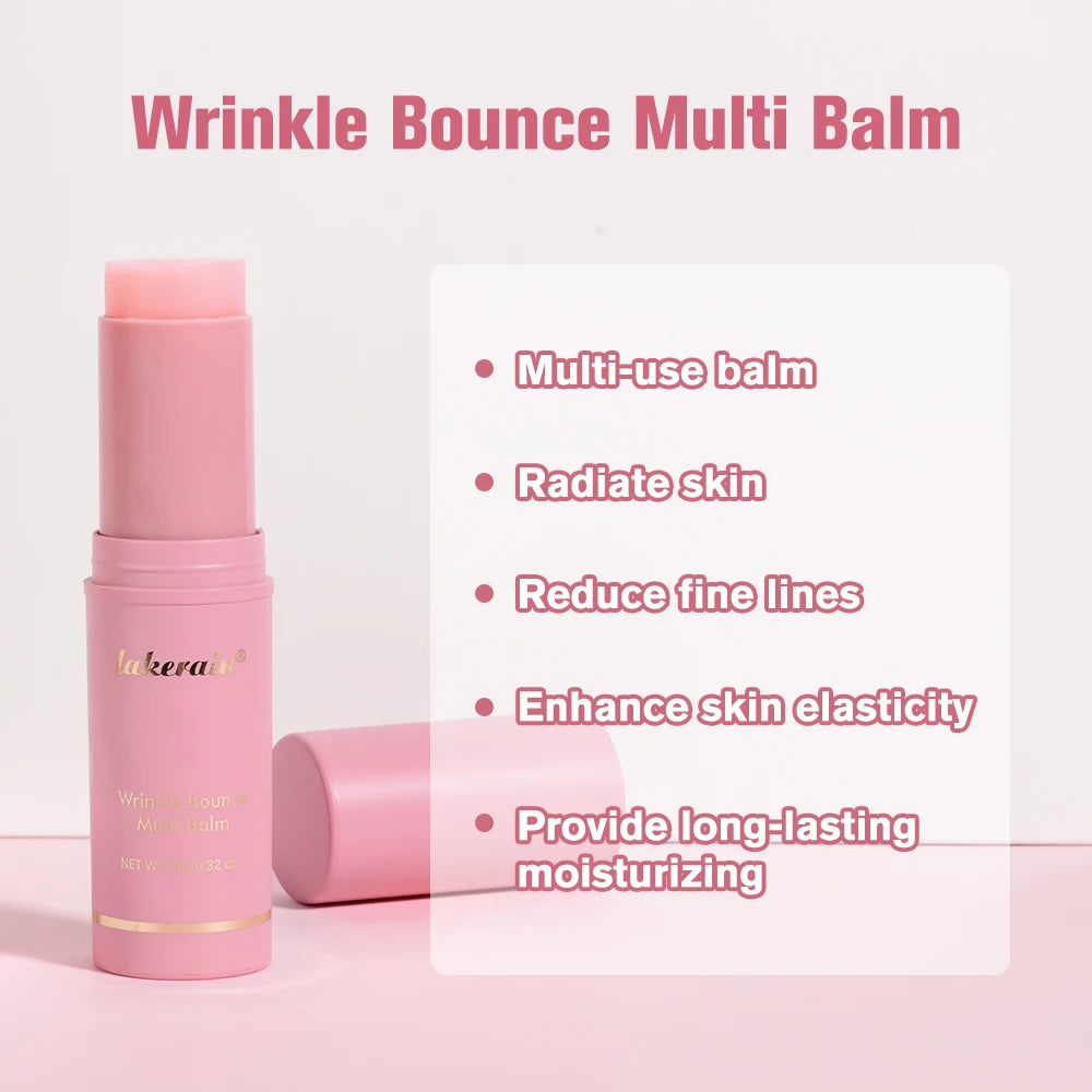 Lakerain Wrinkle Bounce Multi Balm Stick — Korean Pink Hydrating Skin Balm
