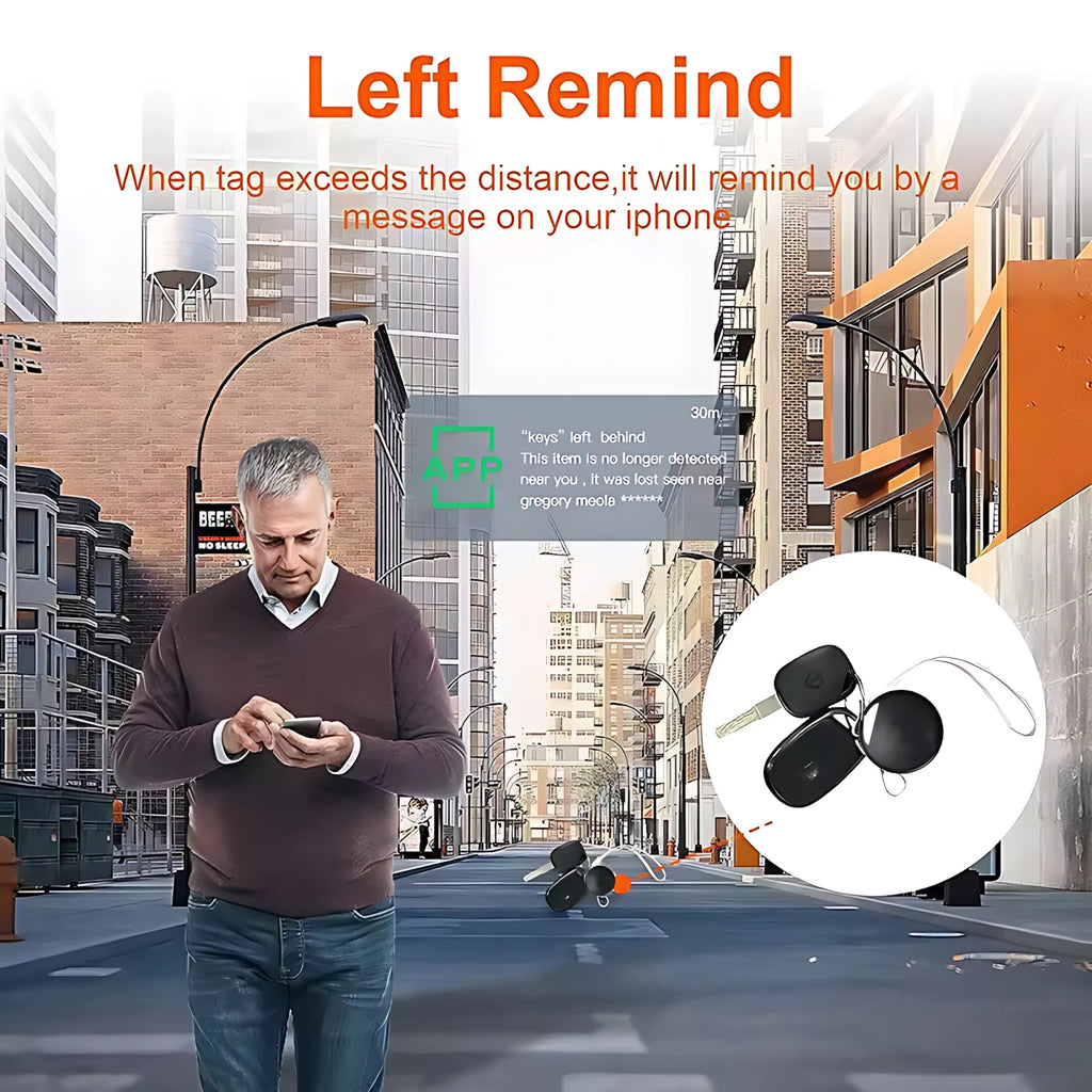 Smart Bluetooth Item Tracker – Works with Apple Find My (MFi Certified)