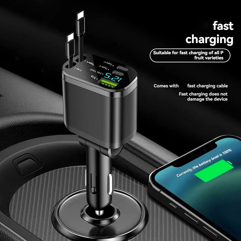 3.1A Dual USB Car Charger – Smart Fast Charging, Surge & Overvoltage Protection