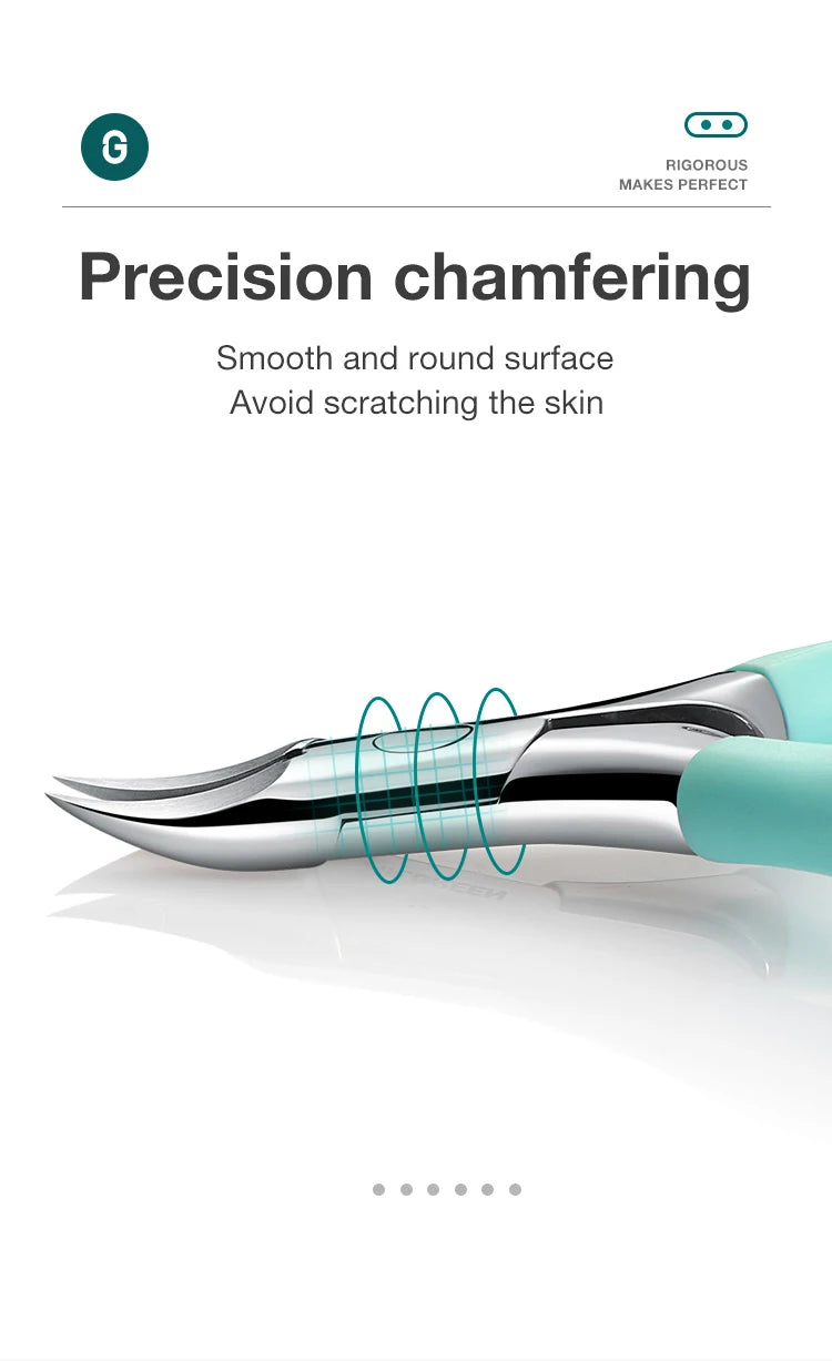 MR.GREEN Toenail Clippers Anti-Splash Ingrown Nail Olecranon Cutters Professional Pedicure Tools Stainless Steel