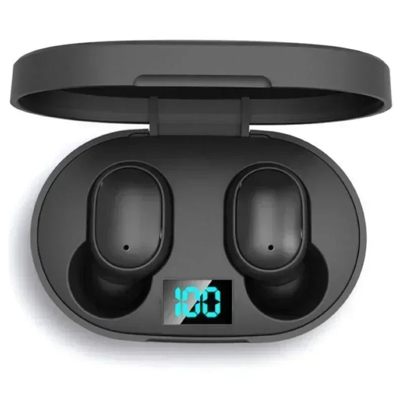 E6S TWS Bluetooth Earbuds – Noise Cancelling, Built-In Mic, Charging Case