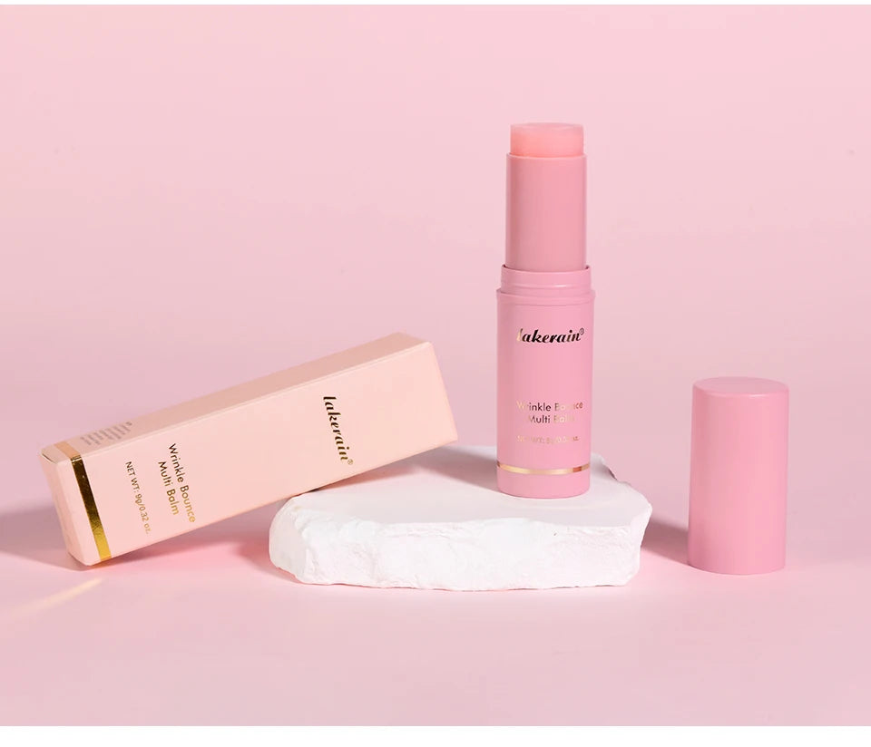 Lakerain Wrinkle Bounce Multi Balm Stick — Korean Pink Hydrating Skin Balm