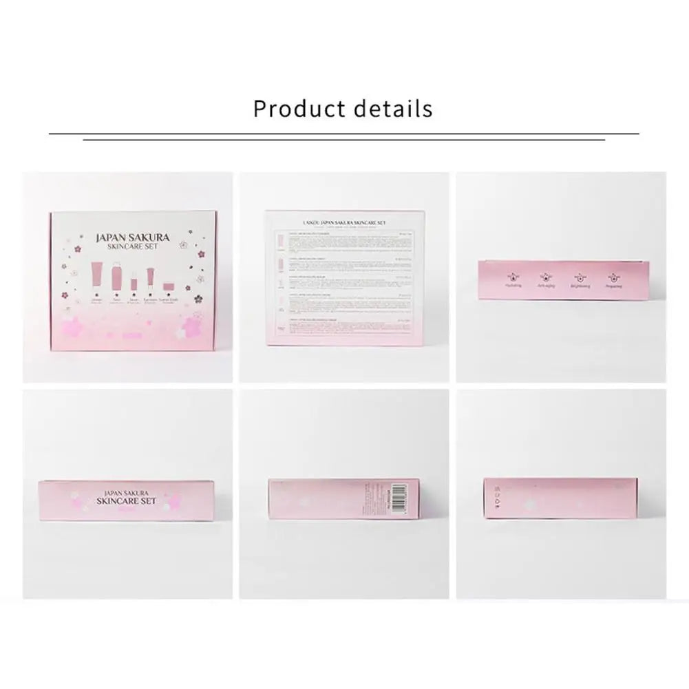 LAIKOU Sakura Skin Care Set — 3-Piece or 5-Piece Cherry Blossom Gift Set
